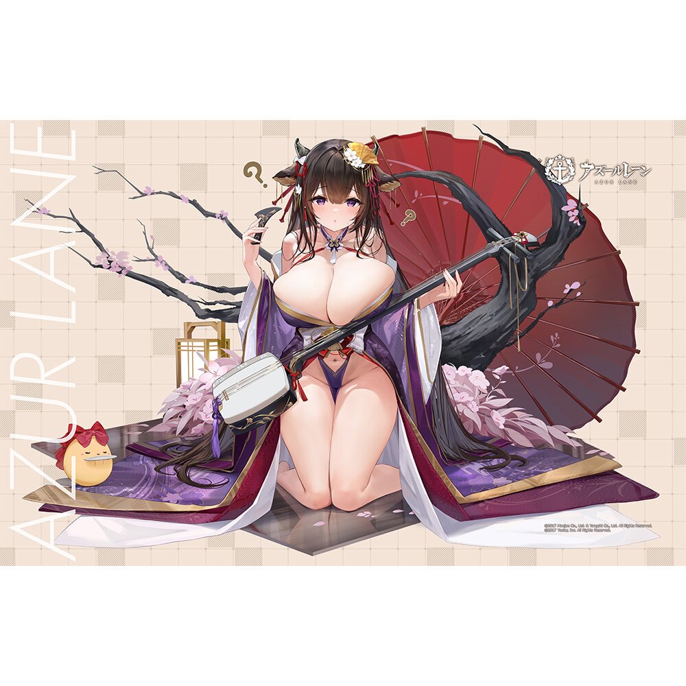 Azur Lane Blanket Towel Kashino: Robust Floral Strings Ver.