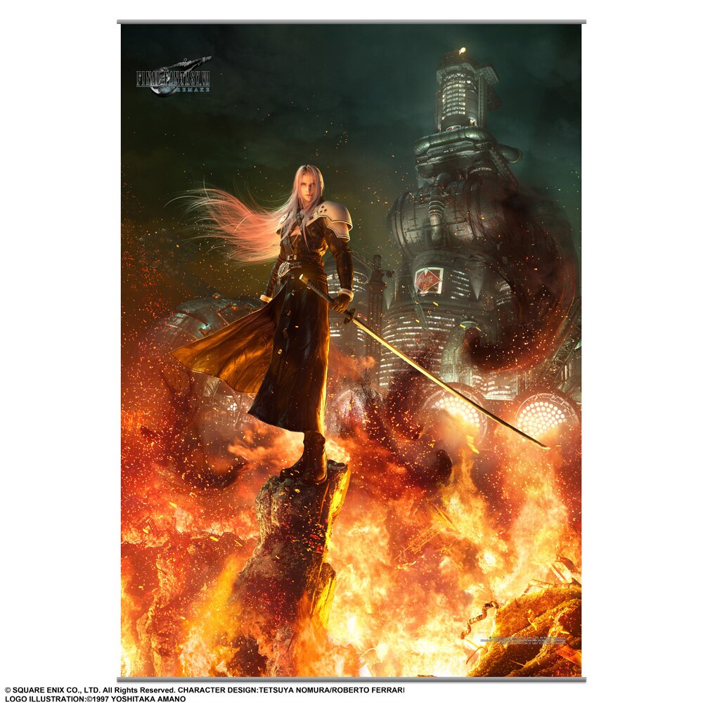 FINAL FANTASY VII ウォールスクロール　2枚セット Final Fantasy 7 Remake Wall Scroll Vol. 2: SQUARE ENIX - Tokyo