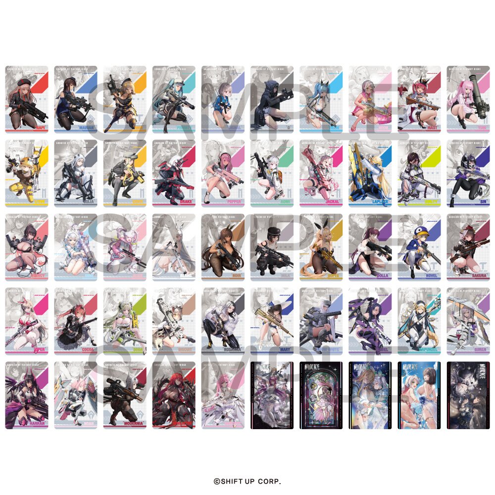 品質は非常に良い Victory: of Goddess Nikke Box Collection Card Metal Girl Gun ヴァイスシュヴァルツ
