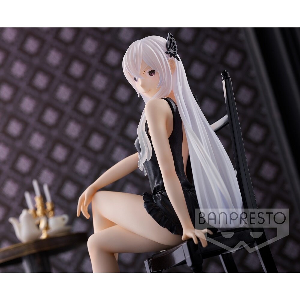 Banpresto Figura Echidna Relax Time - Re:Zero - 21 Cm - Collezione Ufficiale