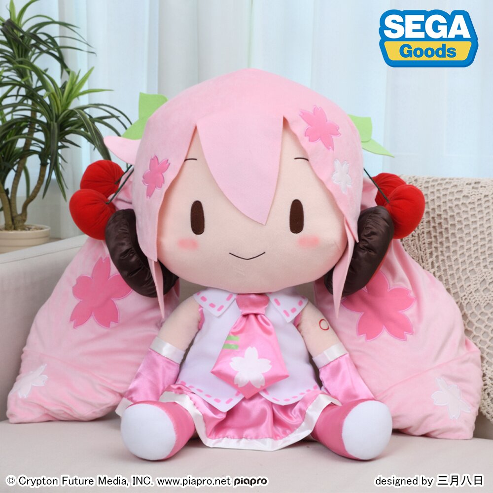 Sakura Miku Fuwapuchi Dodeka Jumbo Plushie: Sega - Tokyo