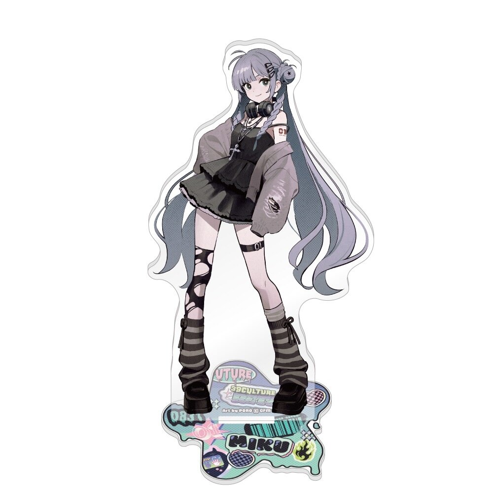 39Culture 2025 Retro Acrylic Stand Hatsune Miku - Tokyo Otaku Mode