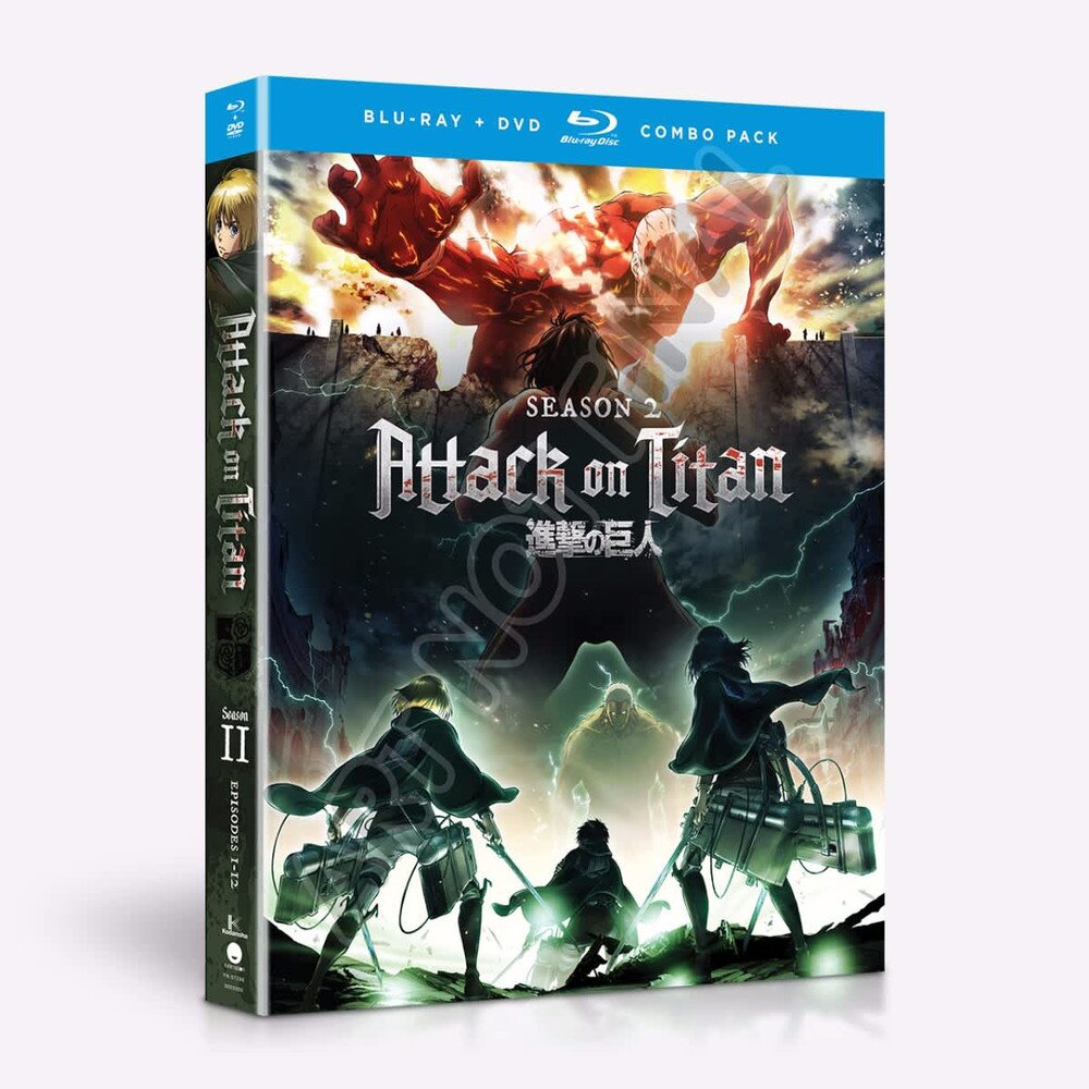 Attack on Titan: Season 2 Blu-ray/DVD Combo Pack - Tokyo Otaku