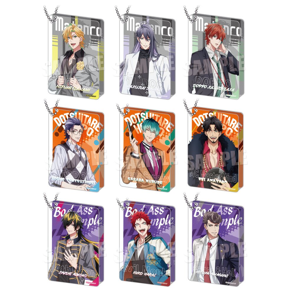 Hypnosis Mic-Division Rap Battle- Rhyme Anima Trading Acrylic