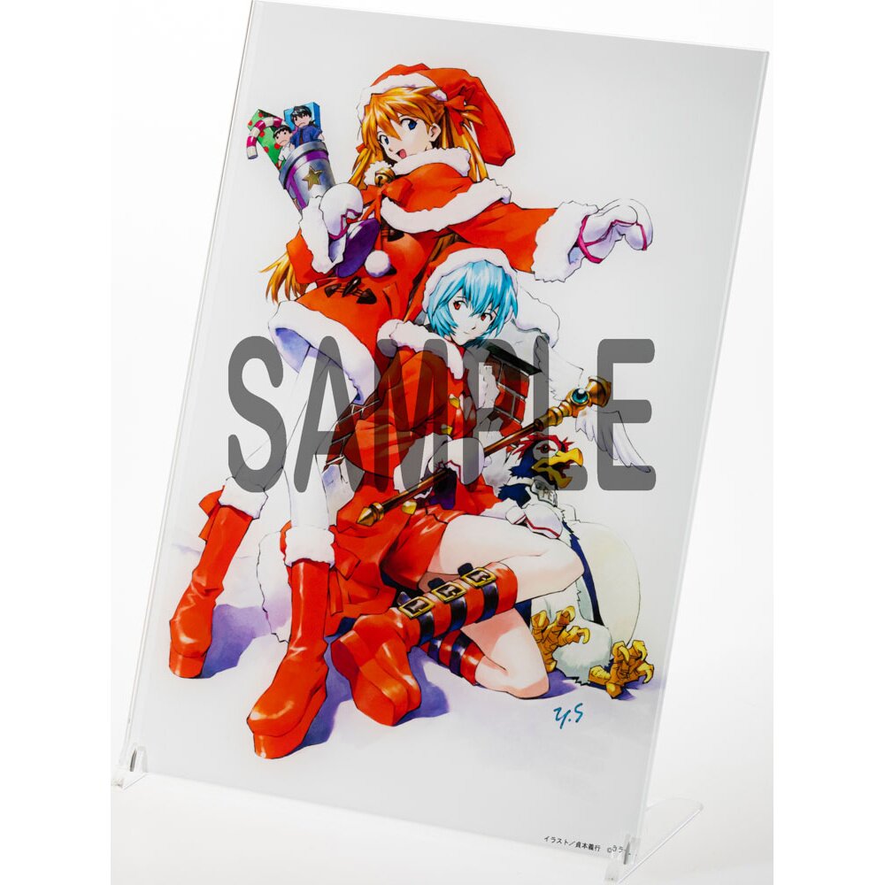 Yoshiyuki Sadamoto Neon Genesis Evangelion A4-Size Acrylic Art Board