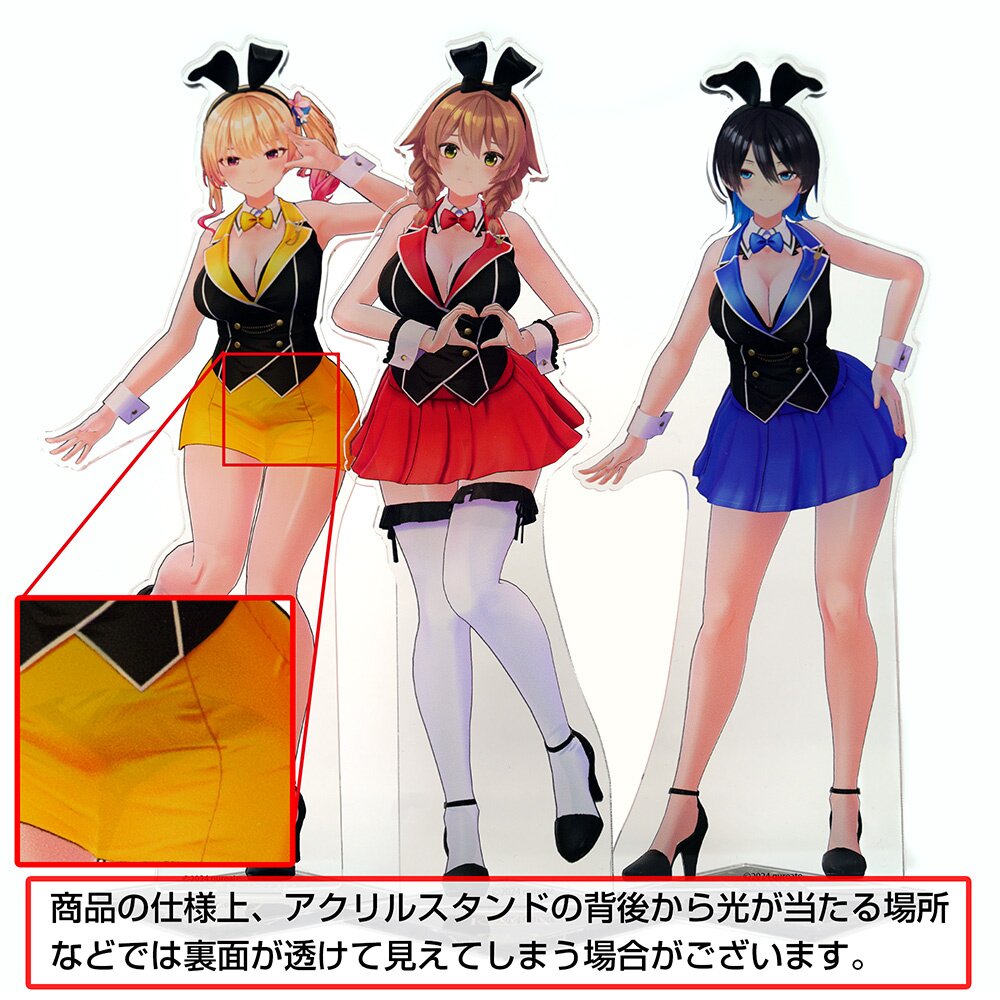 【グッズ】Bunny Garden アクリルスタンド 3個セット Bunny Garden Large Double-Sided Acrylic Stand Rin: COSPA - Tokyo