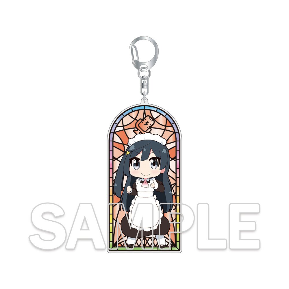 Natsusa Yunoki' Acrylic key holder collection with number24 stand