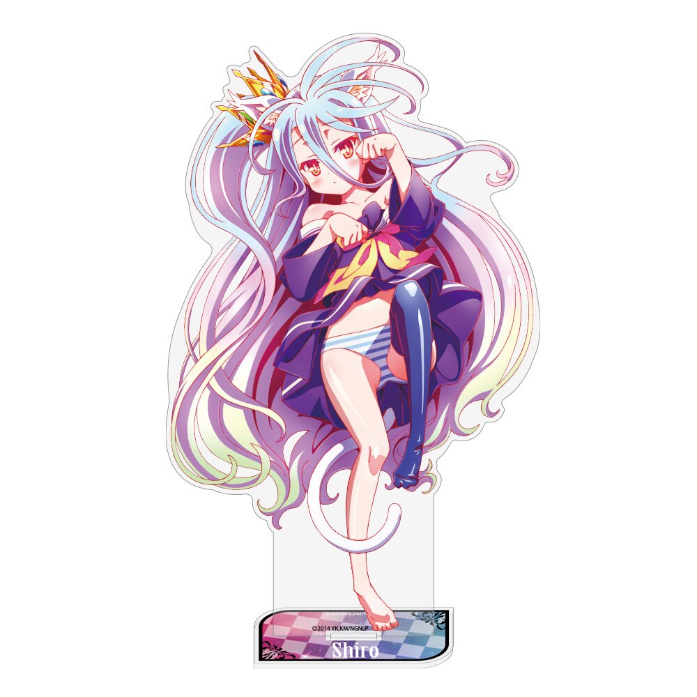 No Game No Life Large Acrylic Stand Shiro: Cat Ear Ver.: COSPA - Tokyo  Otaku Mode (TOM)