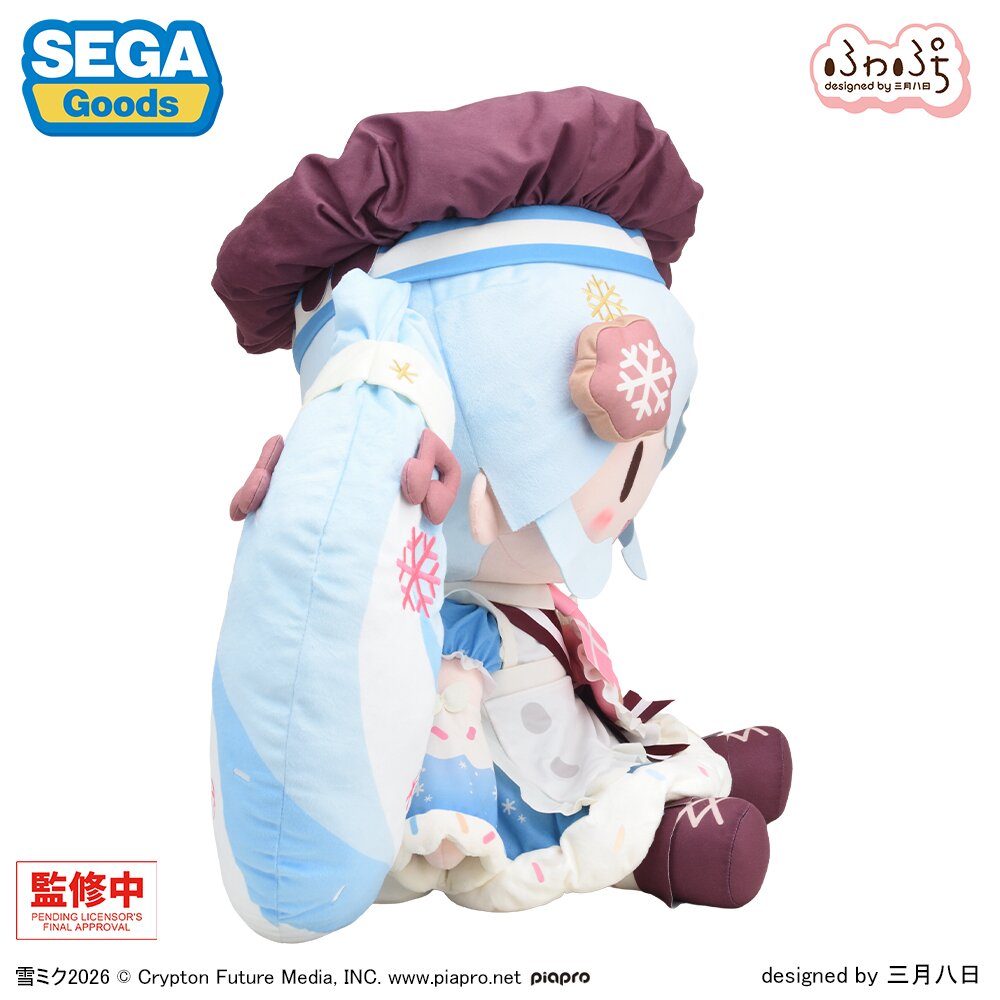 Snow Miku 2026 Fuwapuchi Dodeka Jumbo Plushie: Sega - Tokyo Otaku