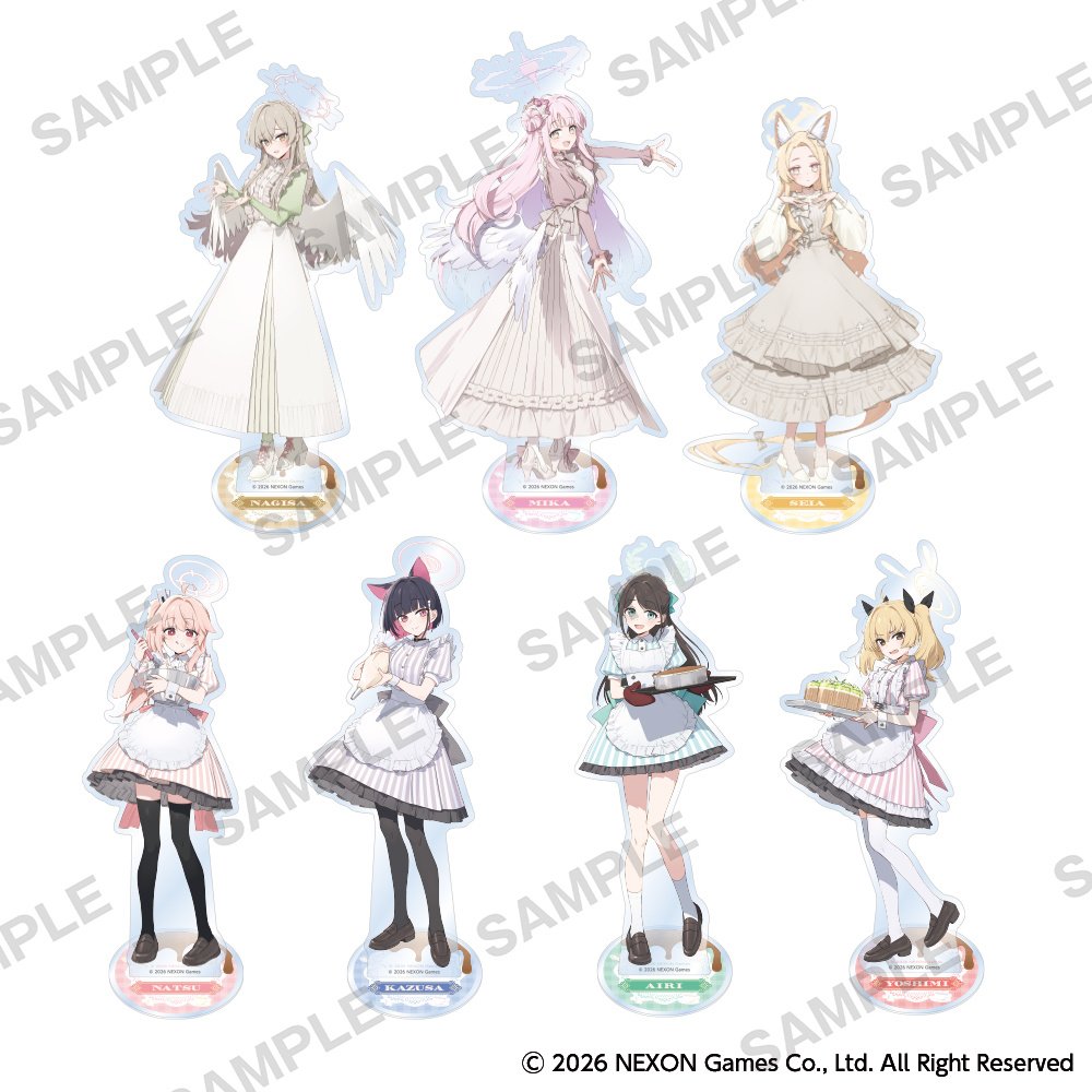 Blue Archive POP UP SHOP Acrylic Stand: KADOKAWA - Tokyo Otaku