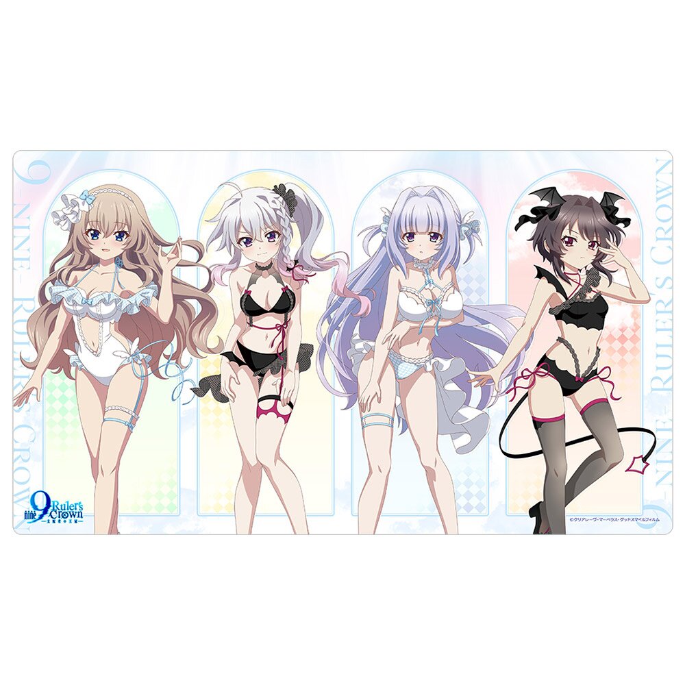 9-nine- Ruler’s Crown ナイン　メガタペストリー 9-Nine- Ruler's Crown Rubber Mat Angel & Devil: Swimsuit Ver