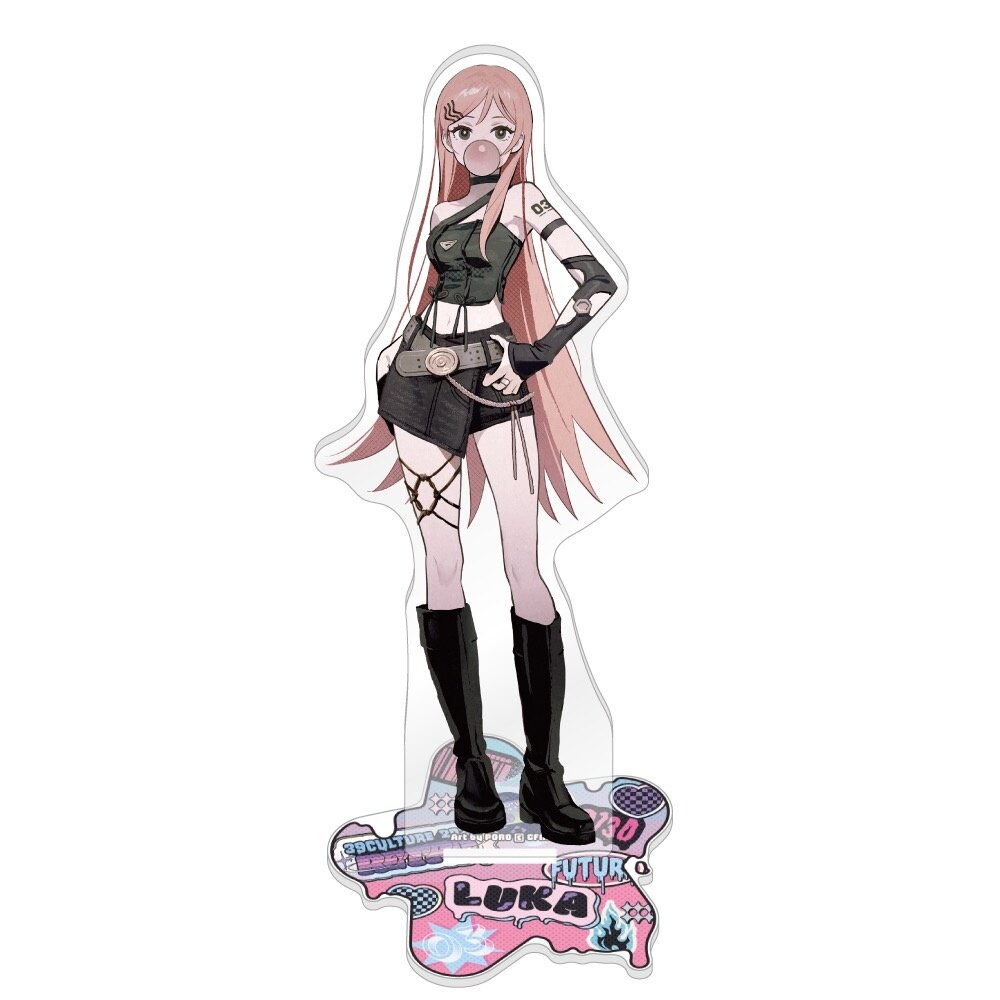 megu　904545サイドアクリル 39Culture 2025 Retro Acrylic Stand Megurine Luka - Tokyo Otaku