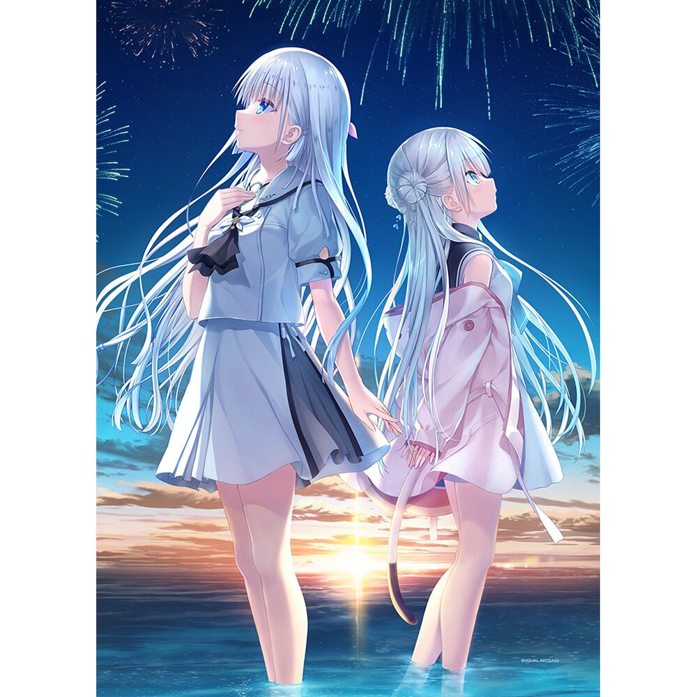 Summer Pockets Reflection Blue & Anemoi B2 Tapestry Shiroha Naruse