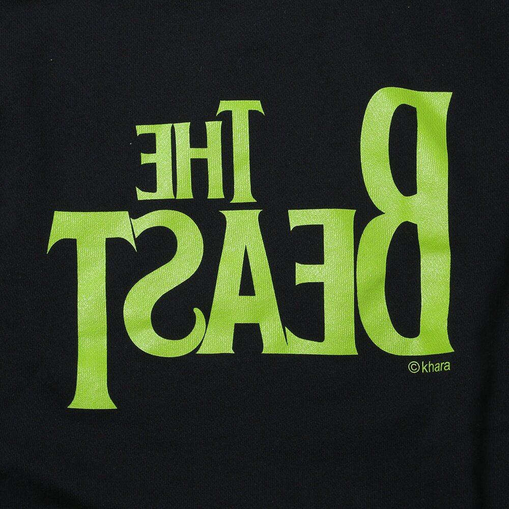 Radio Eva 538 The Beast Black x Green Big Sweater - Tokyo Otaku
