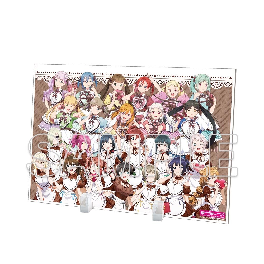 Love Live! Series Acrylic Plate Ver. Valentine 2026 All Members