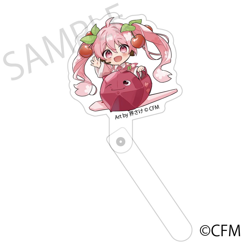 Sakura Miku x Hirohako 2024 Acrylic Prop and Stand: KADOKAWA