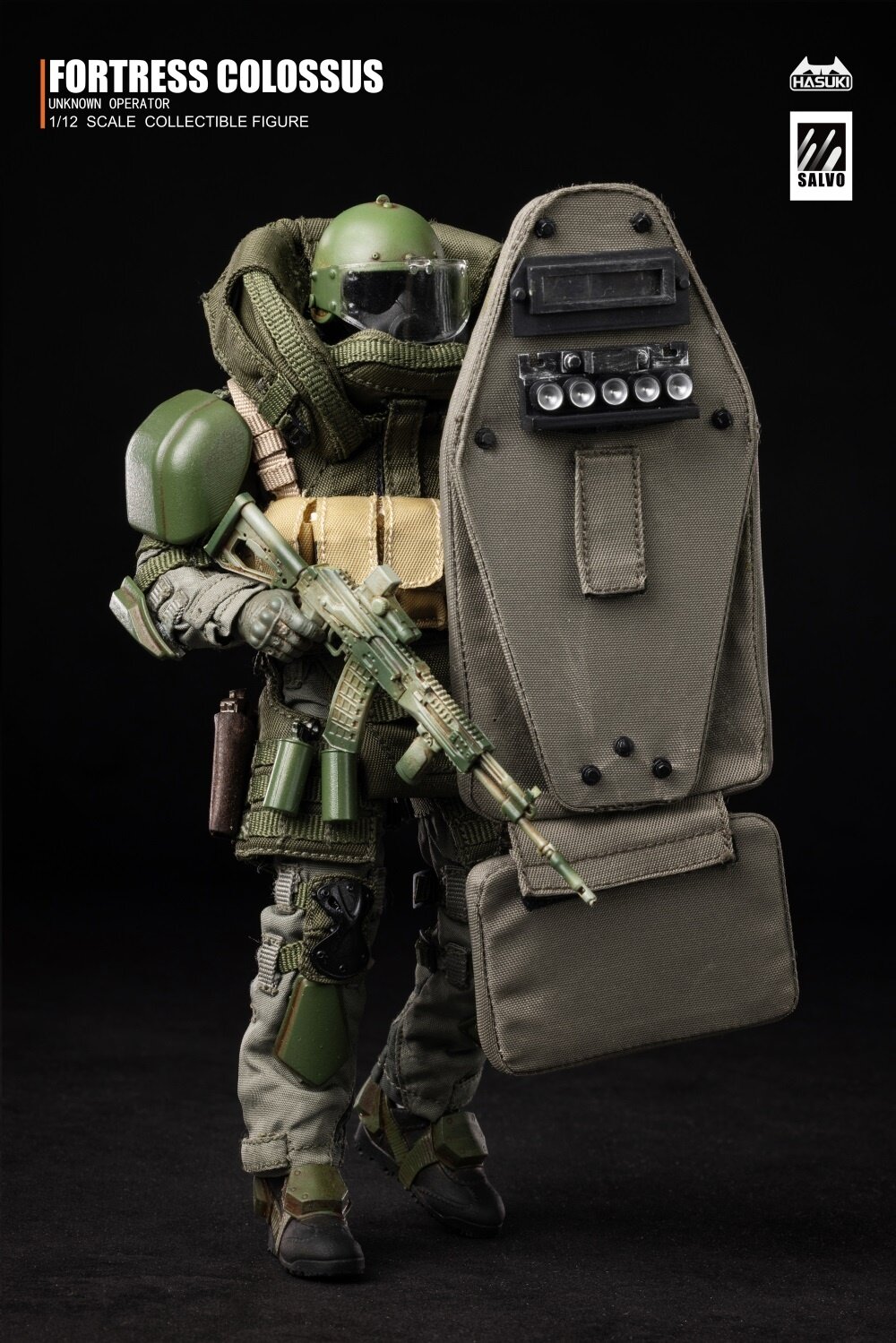 Salvo Series: Black Ops Unknown Operator (1:12 Scale), 1:12 Scale Military