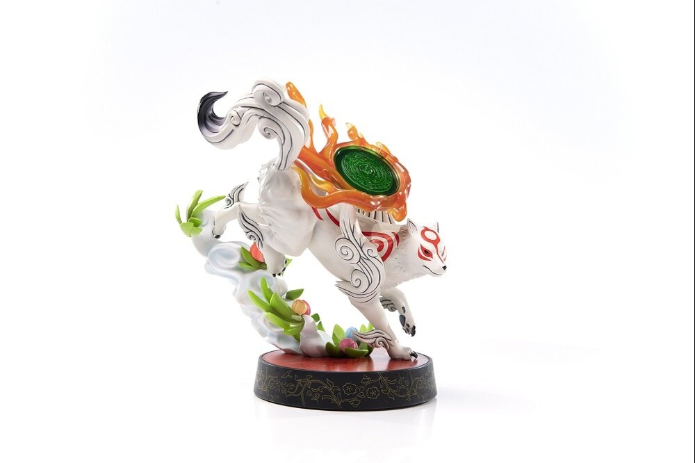 first 4 figures okami amaterasu collectible statue