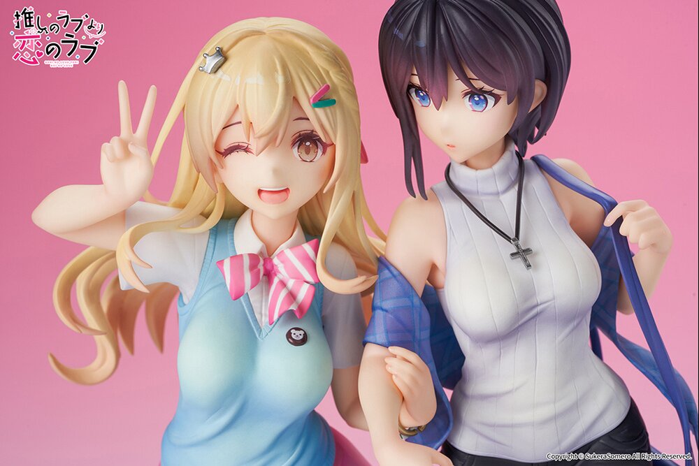 OshiRabu: Waifus Over Husbandos Ren Furutachi & Akuru Hayahoshi 1/7 Scale  Figure Set