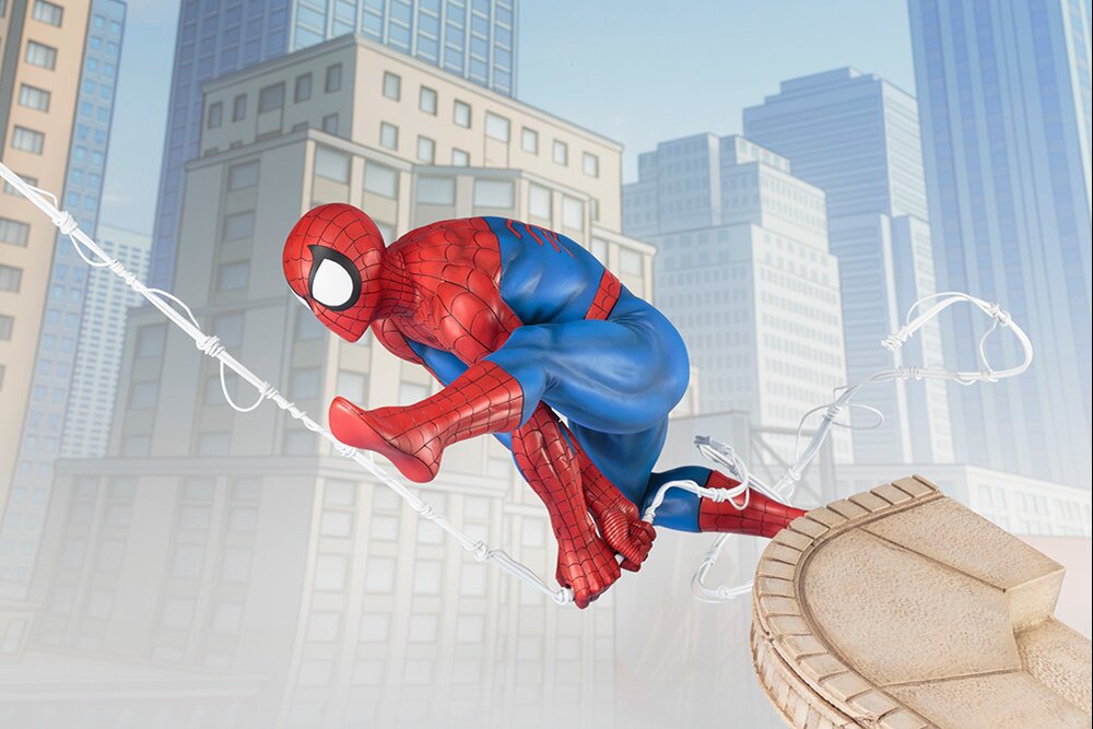 ArtFX Marvel Spider-Man Webslinger Figure: KOTOBUKIYA - Tokyo