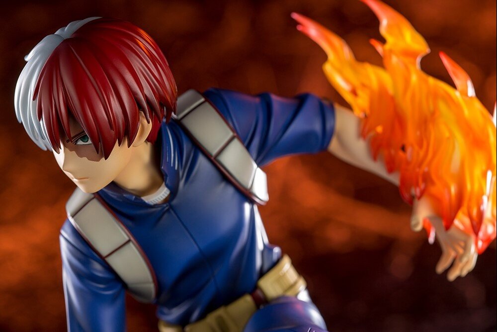 FIGURINE KOTOBUKIYA MY Hero Academia Todoroki Shoto Ver.2 1/8 peinte
