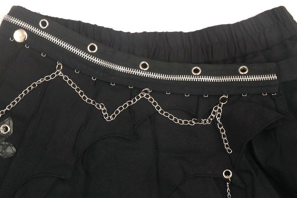 ACDC RAG 3-Layer Assymetrical Skirt: ACDC RAG - Tokyo Otaku Mode (TOM)