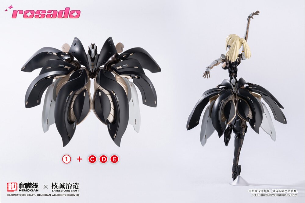 Rosado Project RS-03 Starflower Lily MK3 1/10 Scale Plastic Model