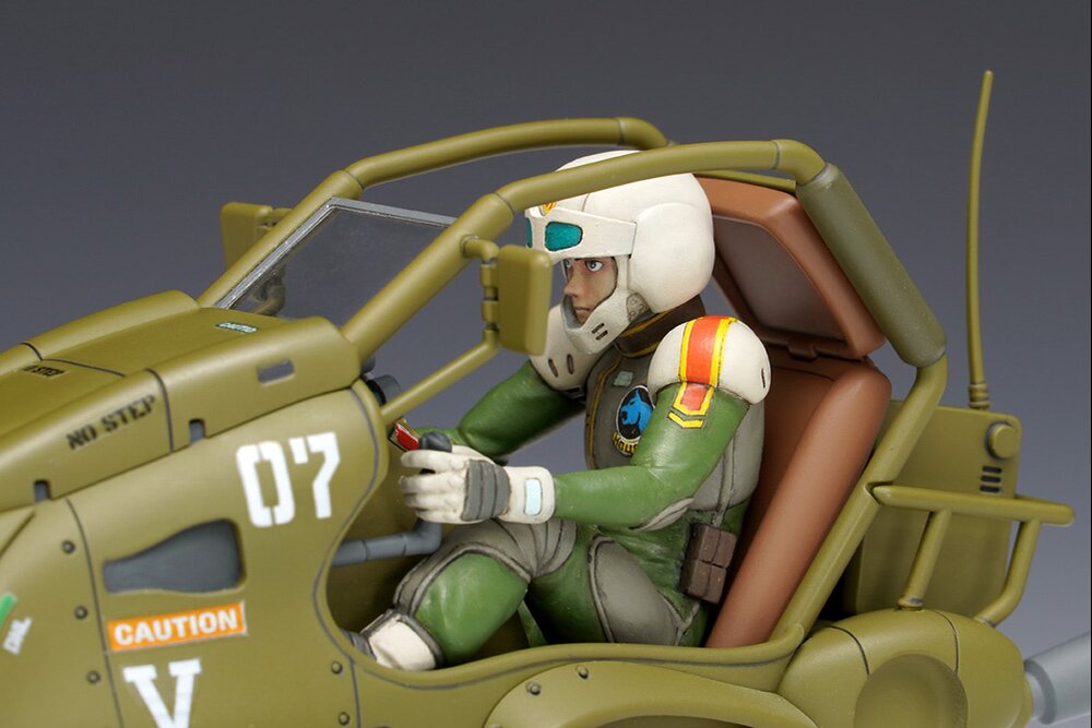 The Venus Wars KM-013 Hound w/ Hiro 1/20 Scale Plastic Model Kit