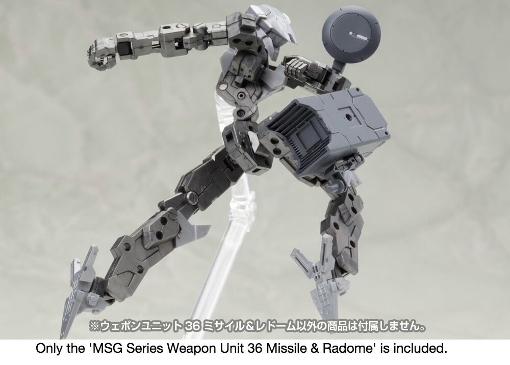 MSG Series Weapon Unit 36: Missiles & Radome - Tokyo Otaku Mode (TOM)