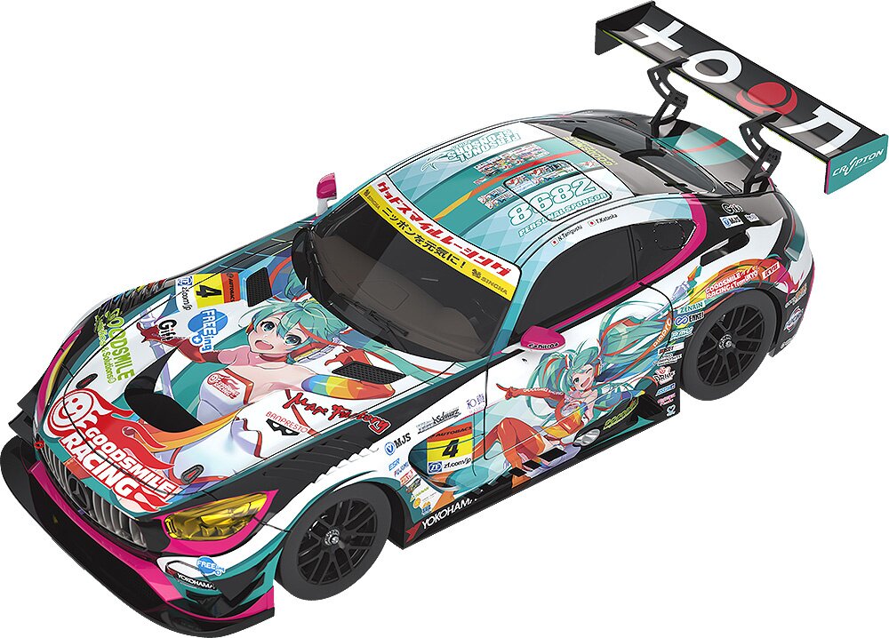 1/64 Scale Good Smile Hatsune Miku AMG 2016 Super GT Ver