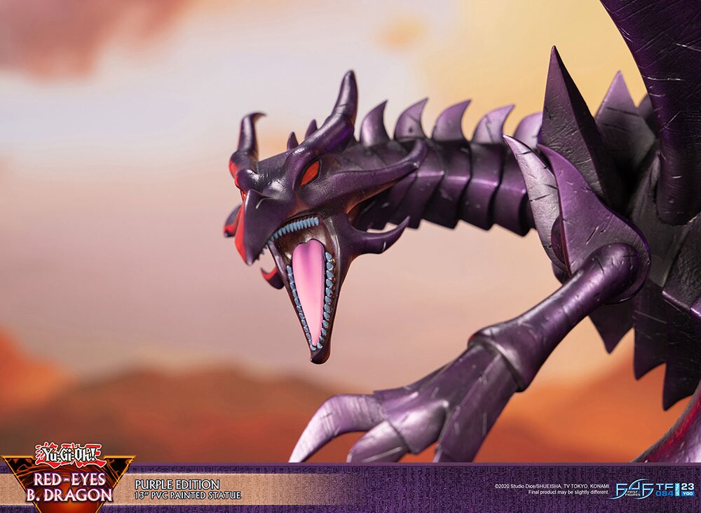 Red Eyes B. Dragon (Black Edition) Statue by First 4 Figures