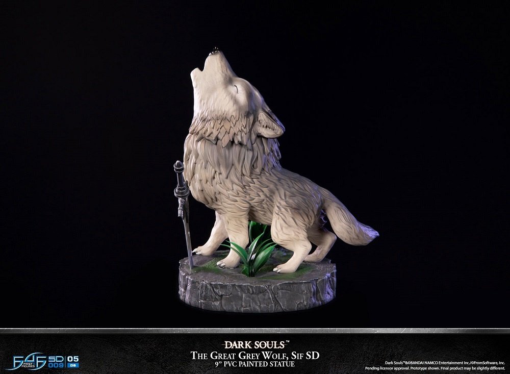 Dark Souls The Great Grey Wolf Sif: Standard Edition SD Statue