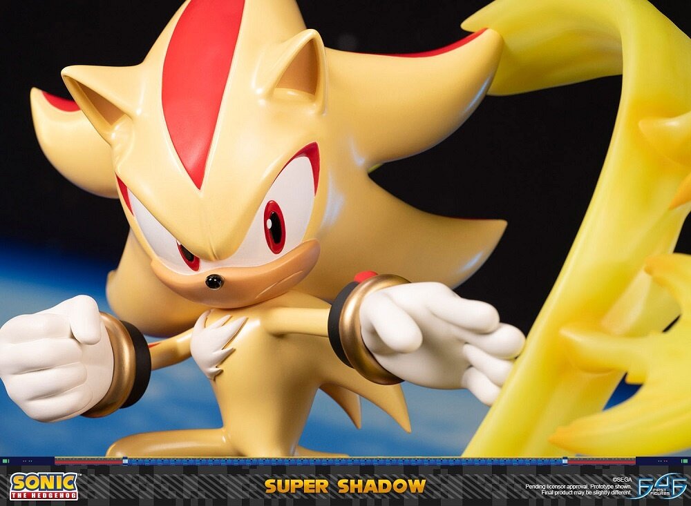 Sonic The Hedgehog Super Shadow Statue