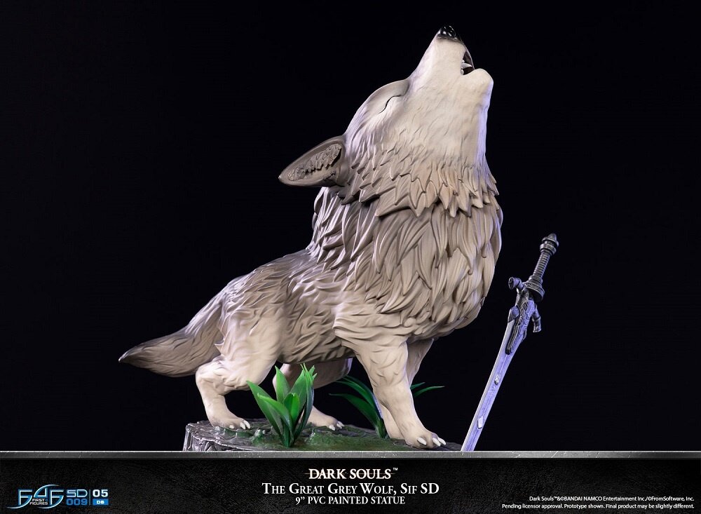 Dark Souls The Great Grey Wolf Sif: Standard Edition SD Statue