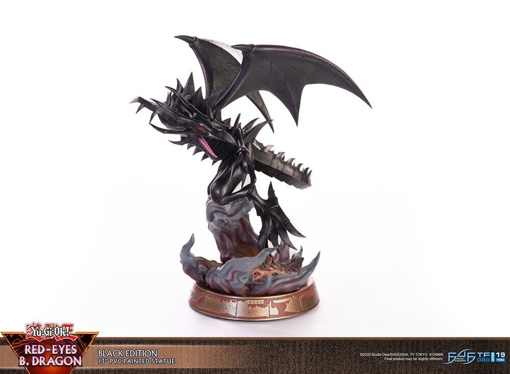 Red Eyes B. Dragon (Black Edition) Statue by First 4 Figures