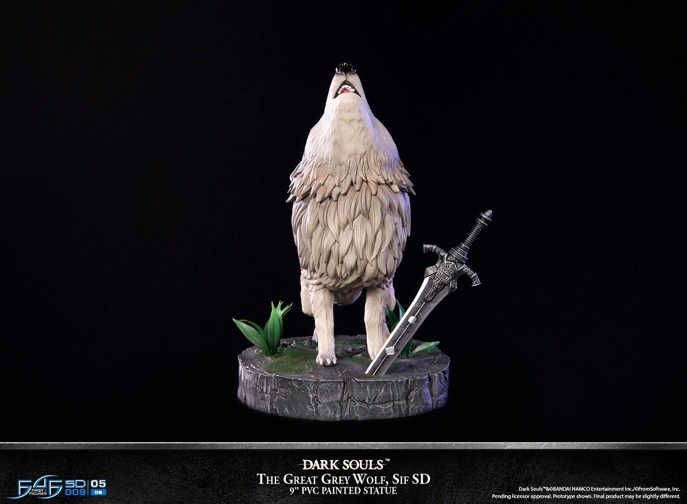 Dark Souls The Great Grey Wolf Sif: Standard Edition SD Statue