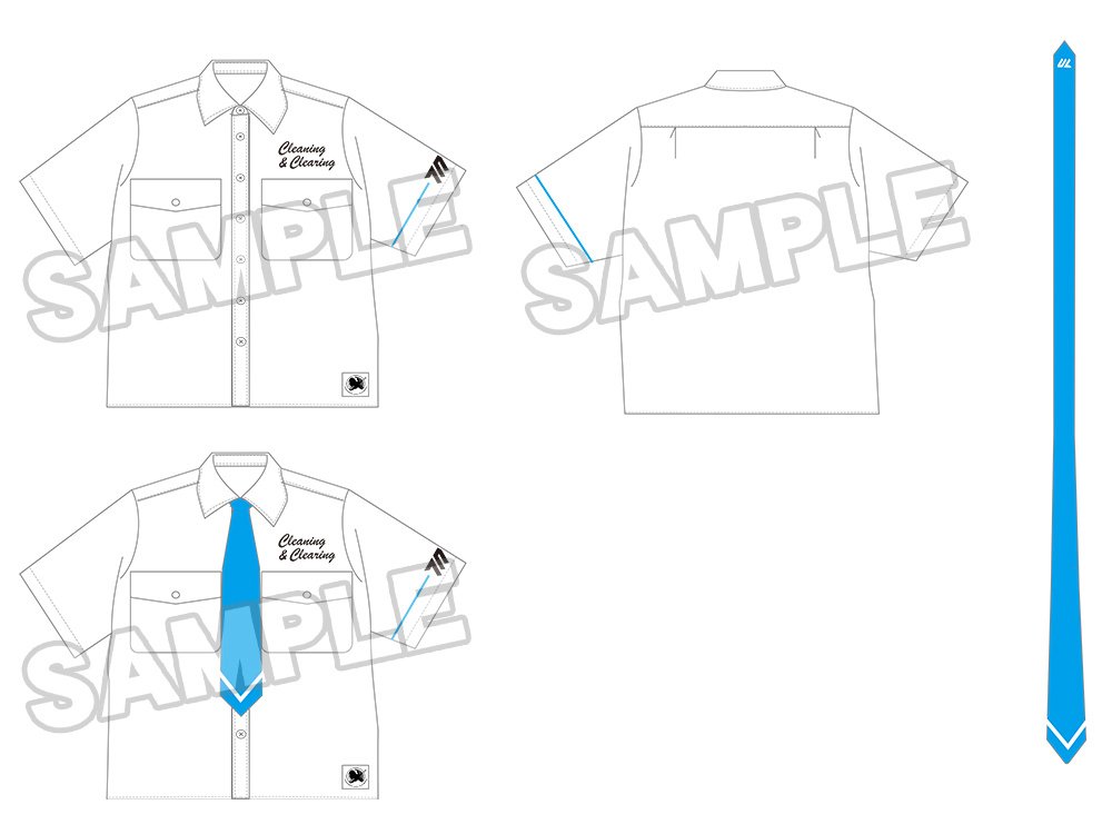 ブルーアーカイブ　C&Cモチーフ ワークシャツ Blue Archive C&C Motif Work Shirt: Good Smile Company - Tokyo