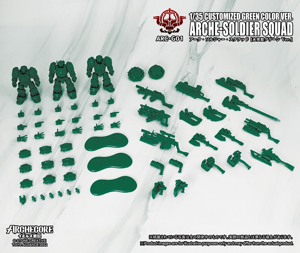 ARC G01 Archecore Saga of Ymirus 1 35 Scale Arche Soldier Squad