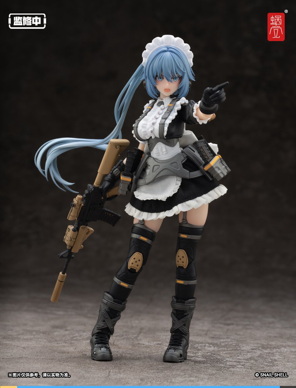 サマナーズウォー ローラフィギュア RA-02 Tactical Maid Tokiwa Kazune 1/12 Scale Action Figure (Re-run