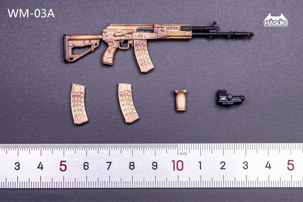 WM-03A 1/12 Scale Assault Rifle AK-12 Equipment Set (Coyote Brown