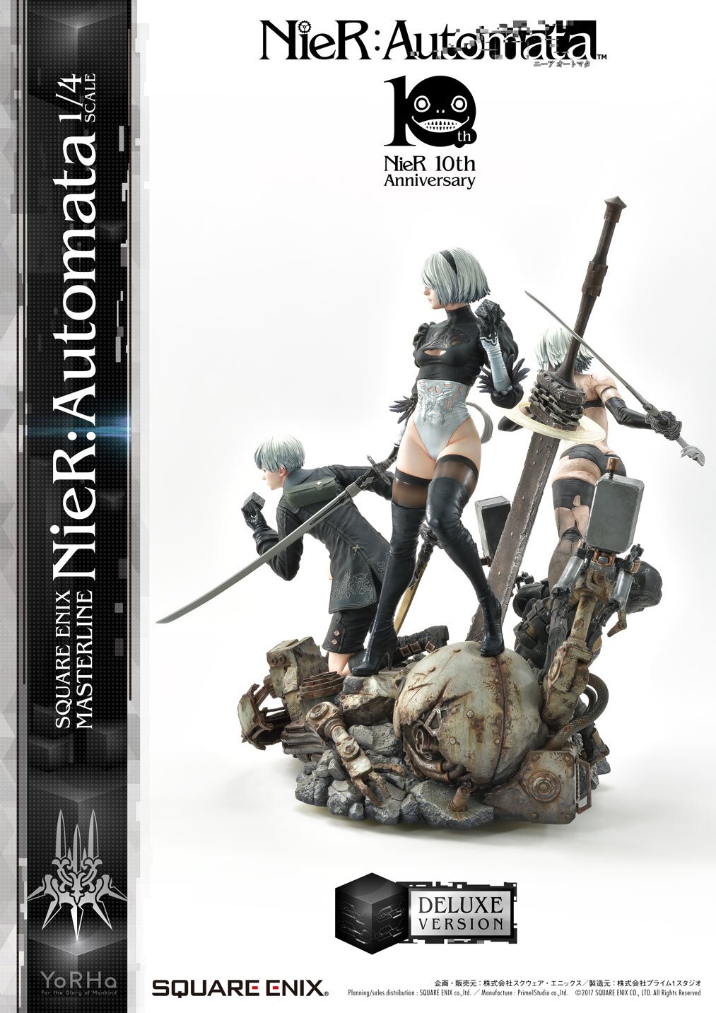 Square Enix Masterline Nier: Automata 1/4 Scale Pre-Painted Figure Deluxe  Version