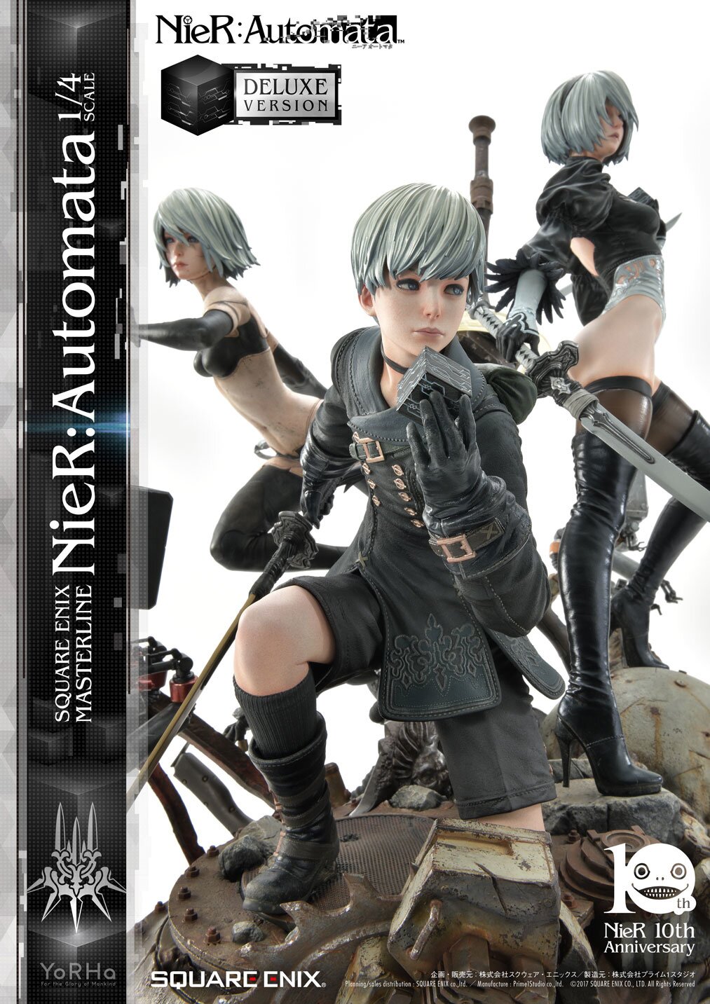 Square Enix Masterline Nier: Automata 1/4 Scale Pre-Painted Figure Deluxe  Version