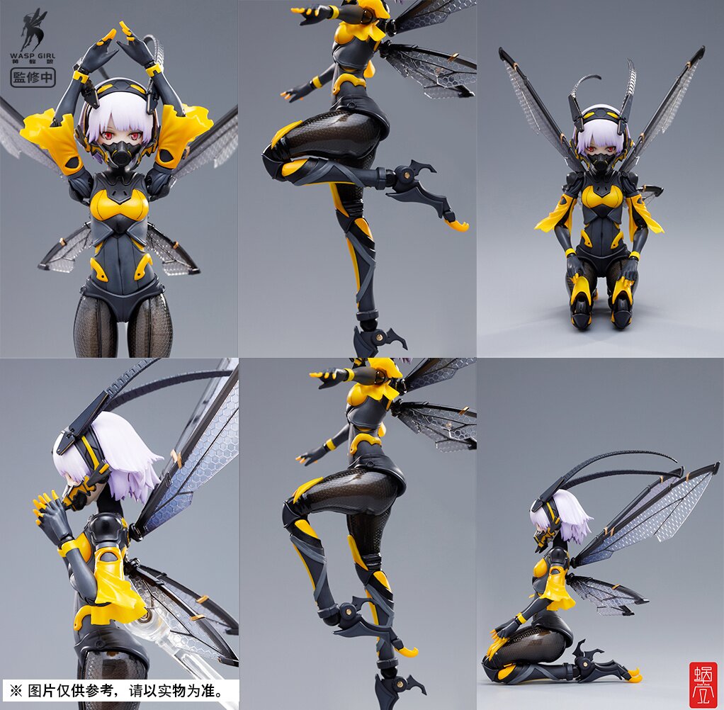 Bee-03W Wasp Girl 1/12 Scale Action Figure - Tokyo Otaku