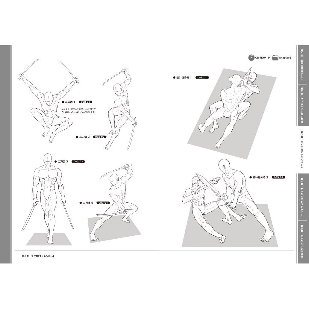 How To Draw Manga Anime Girls Pose Book 500 with CD-ROM JAPAN Art