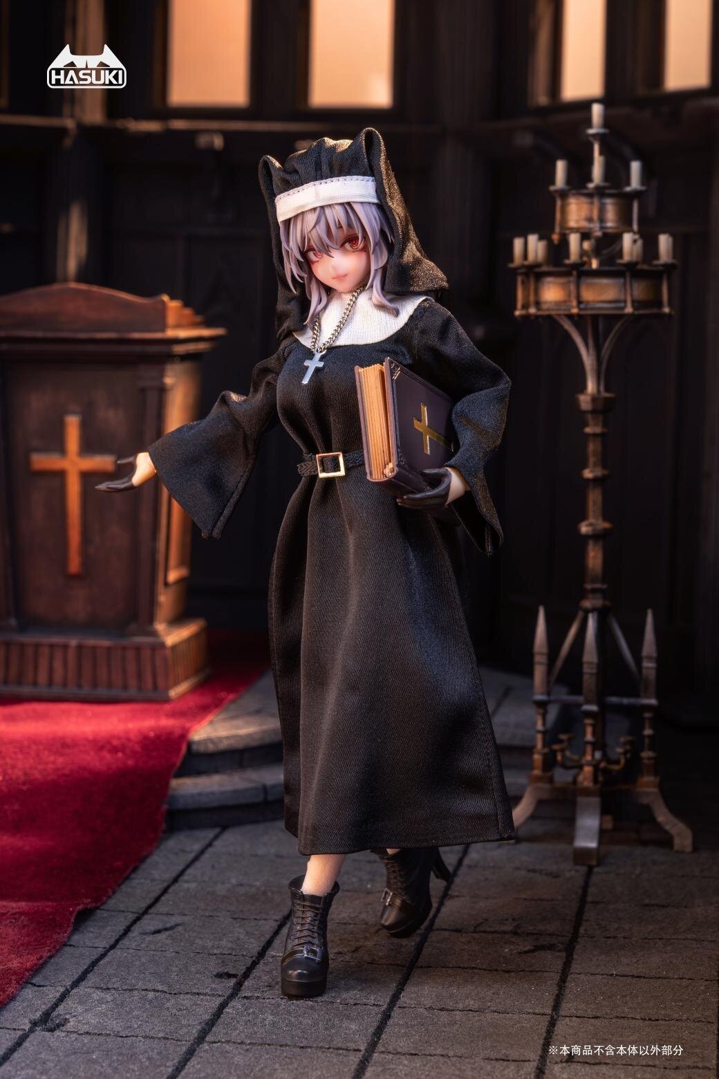 CS018 1/12 Scale Doll Clothes Nun Costume (Type B): Hasuki - Tokyo Otaku  Mode (TOM)