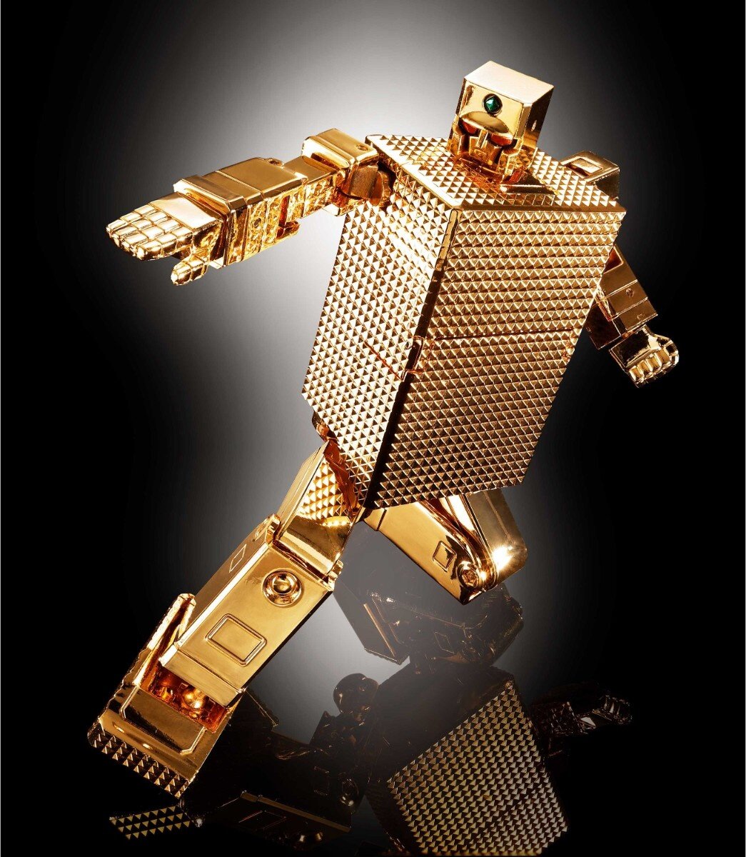 BANDAI GOLD LIGHTAN GX-32 18Kメッキ フィギュア lightan-series---bandai-soul-