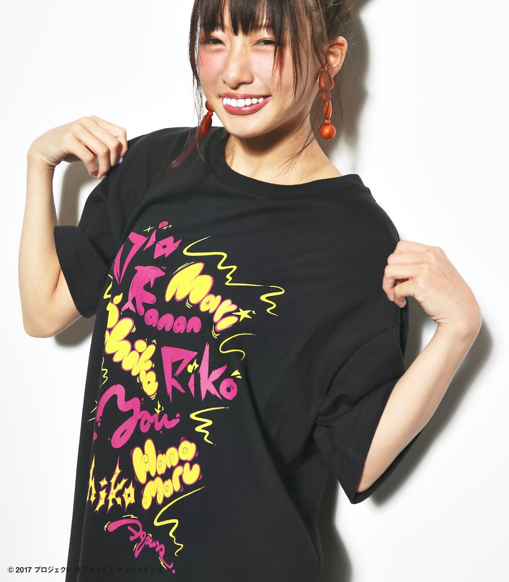 【ラブライブ Aqours】flower party Tシャツ ラブライブ！サンシャイン!! Tシャツ Aqours Flower Party ver