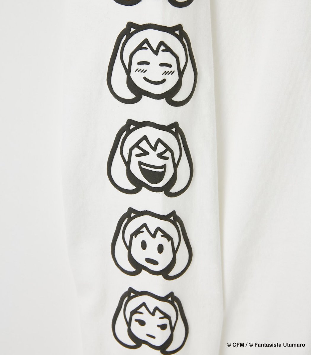 Hatsune Miku Moji Long Sleeve T-Shirt: R4G - Tokyo Otaku Mode (TOM)