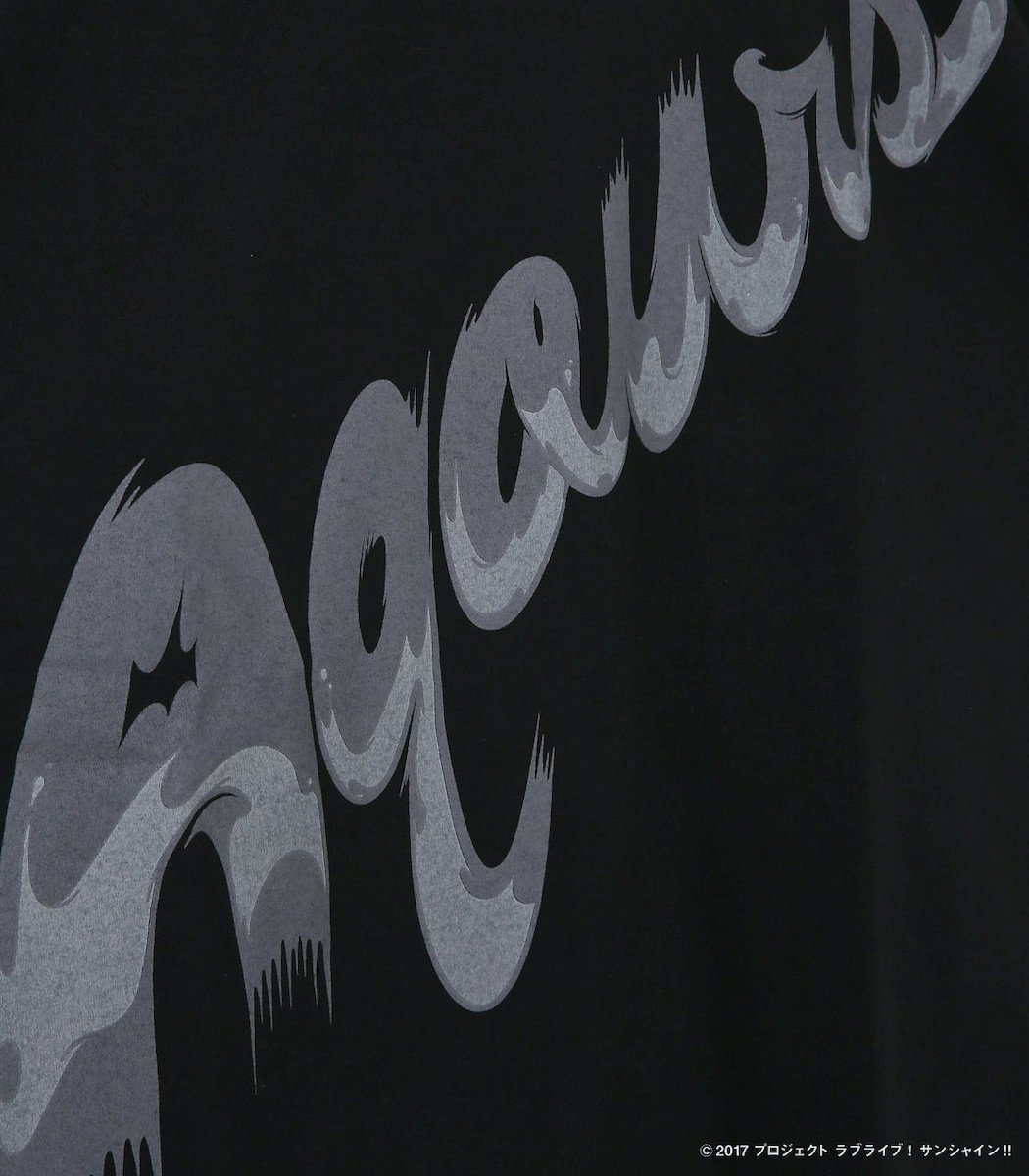 Love Live! Aqours Logo Black T-Shirt - Tokyo Otaku Mode (TOM)