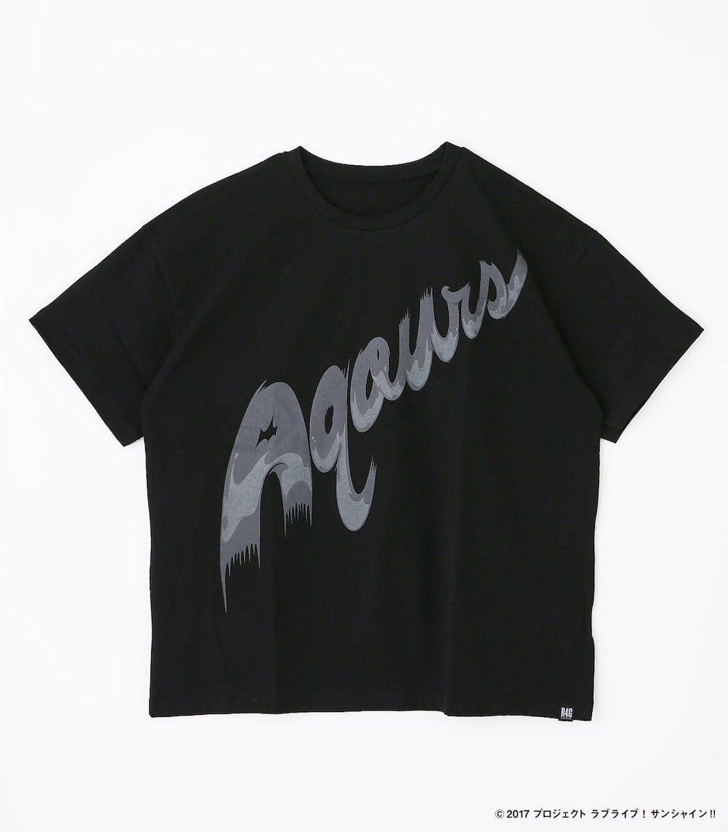 Aqours LA Tシャツ ブレード Love Live! Aqours Logo Black T-Shirt - Tokyo Otaku Mode (TOM)